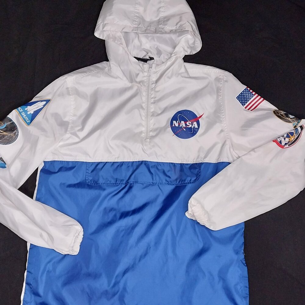 Chemistry Nasa Wind Breaker  Pullover Hoodie With Front pocket Size Large